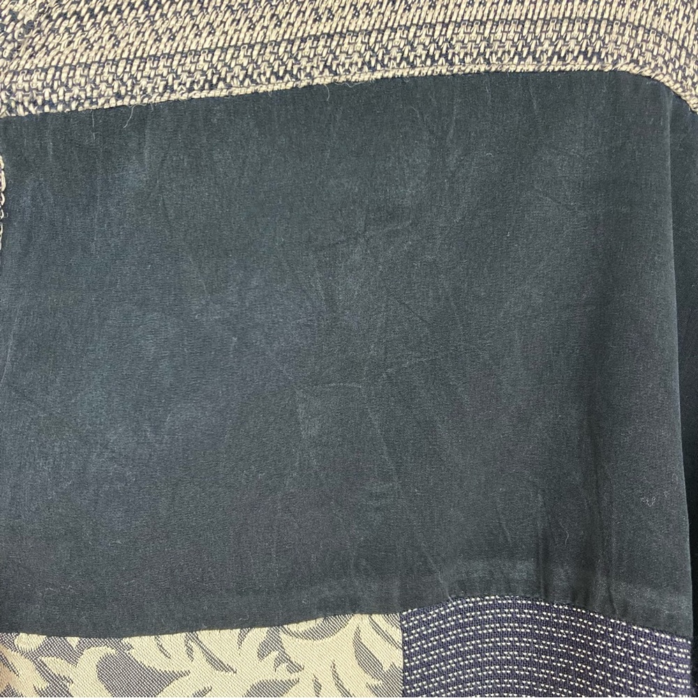 Vintage Saint Germain Woman 1X Button Shirt Mixed Media USA Unique Buttons Flaws - Picture 7 of 14